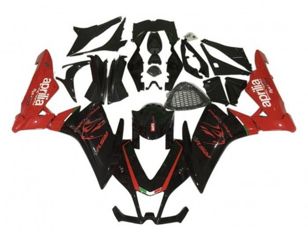 2009-2015 Aprilia RSV4 1000 Motorcycle Fairing - Black Red Australia