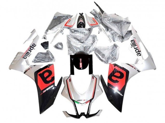 2016-2020 Aprilia RSV4 1000 Motorcycle Fairings - Silver Black Red Australia