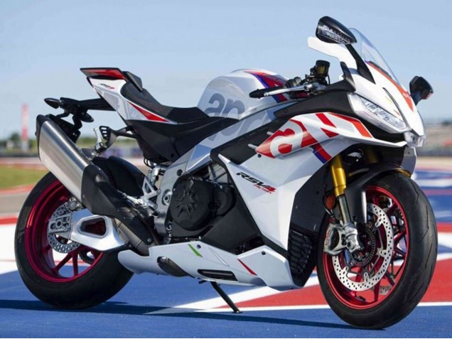 2021-2024 Aprilia RSV4 1100 Motorcycle Fairings - White Red Blue Australia