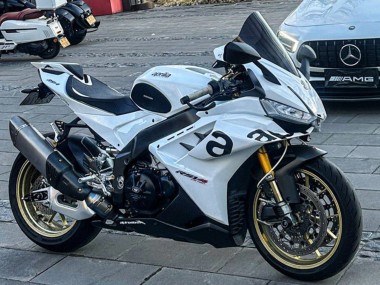 Affordable 2021-2024 Aprilia RSV4 1100 Motorcycle Fairings - White Black Australia