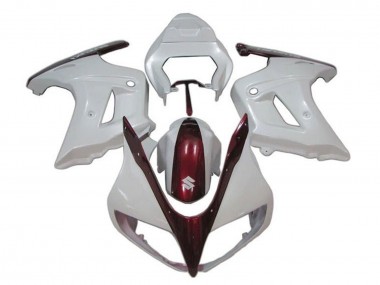 Affordable 2003-2013 Suzuki SV650 Motorcycle Fairings - White Candy Red Australia