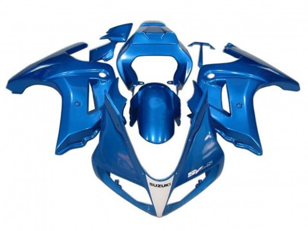 2003-2013 Suzuki SV650 Motorcycle Fairings - Blue White Australia