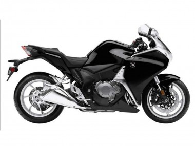 Affordable 2010-2014 Honda VFR 1200 Motorcycle Fairings - Black Carbon Fiber Australia