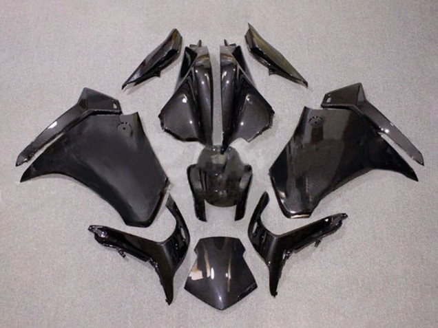 2010-2014 Honda VFR 1200 Motorcycle Fairings - Black Carbon Fiber Australia