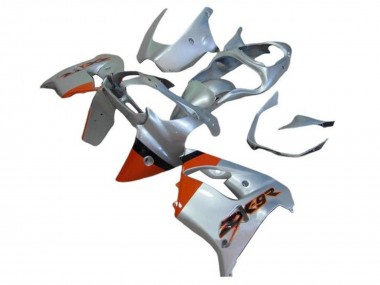 Affordable 2002-2003 Kawasaki ZX9R Motorcycle Fairings - Silver Orange Black Australia