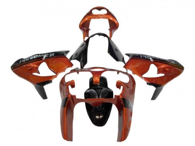 2002-2003 Kawasaki ZX9R Motorcycle Fairings - Orange Black Australia
