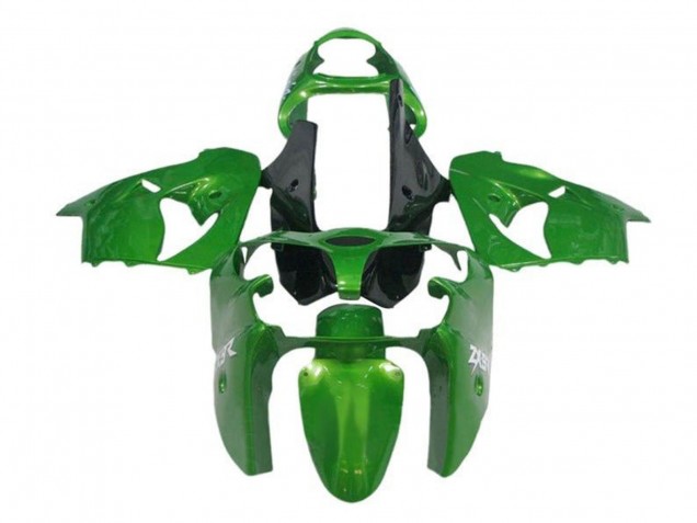 2002-2003 Kawasaki ZX9R Motorcycle Fairings - Green Black Australia