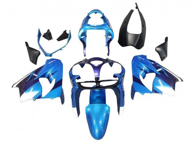 2002-2003 Kawasaki ZX9R Motorcycle Fairings - Blue White Black Australia