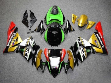 Affordable 2004-2005 Kawasaki ZX10R Motorcycle Fairings - Gold Black Green White Red Australia