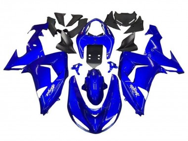 Affordable 2006-2007 Kawasaki ZX10R Motorcycle Fairings - Blue White Australia