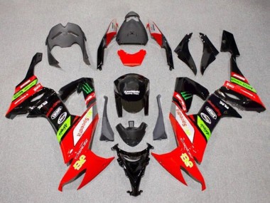 Affordable 2008-2010 Kawasaki ZX10R Motorcycle Fairings - Red Green Black Yellow Australia