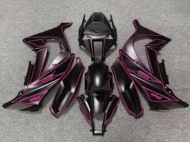 Affordable 2011-2015 Kawasaki ZX10R Motorcycle Fairings - Matte Black Purple Australia
