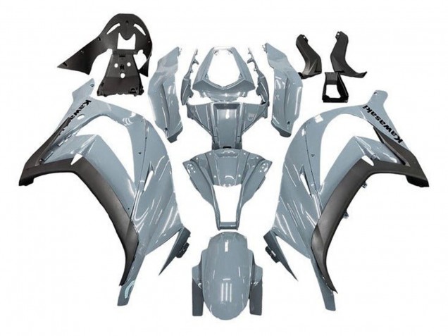 2011-2015 Kawasaki ZX10R Motorcycle Fairings - Nardo Grey Matte Black Australia