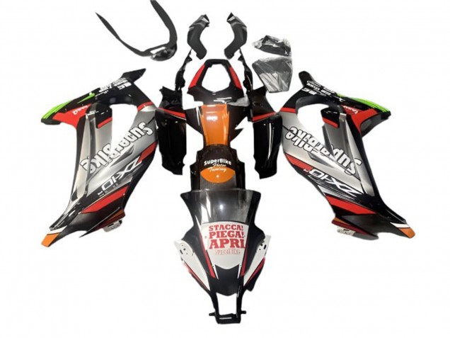 2016-2020 Kawasaki ZX10R Motorcycle Fairings - Silver Black Red Orange Superbike Australia