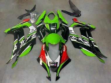 Affordable 2016-2020 Kawasaki ZX10R Motorcycle Fairings - Green Black Red White Elf Australia