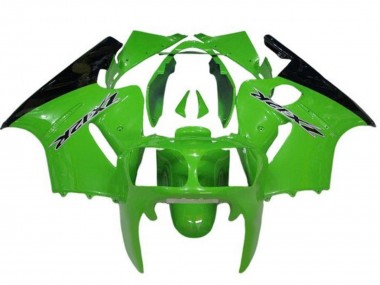 Affordable 2000-2001 Kawasaki ZX12R Motorcycle Fairings - Green Black Australia
