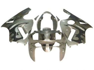 Affordable 2000-2001 Kawasaki ZX12R Motorcycle Fairings - Silver Black Tribal Australia