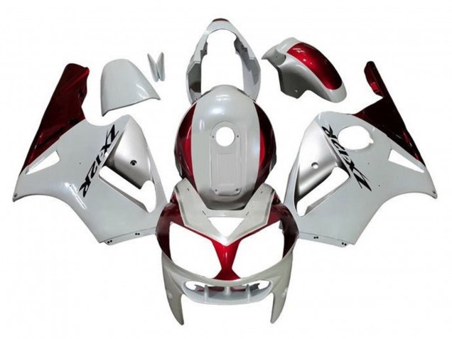 2000-2001 Kawasaki ZX12R Motorcycle Fairings - White Silver Red Black Australia