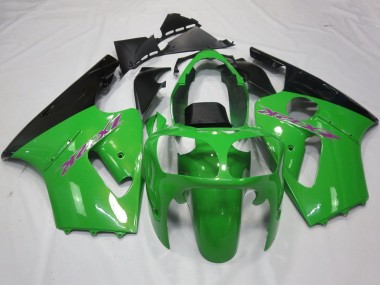 Affordable 2000-2001 Kawasaki ZX12R Motorcycle Fairings - Green Black Purple Australia