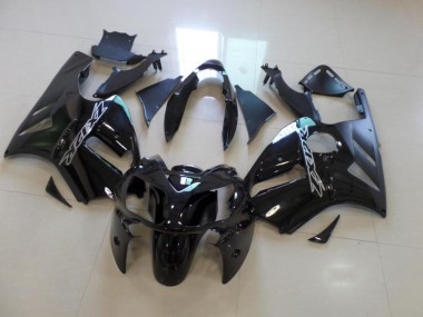 Affordable 2002-2006 Kawasaki ZX12R Motorcycle Fairings - Glossy Black Matte Black Australia