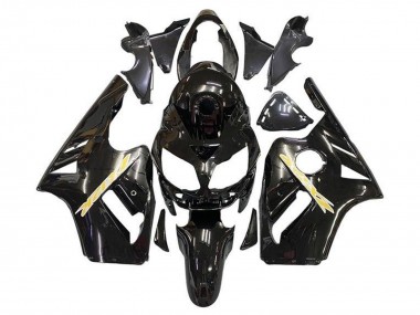 Affordable 2002-2006 Kawasaki ZX12R Motorcycle Fairing - Glossy Black Gold Australia