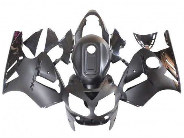 2002-2006 Kawasaki ZX12R Motorcycle Fairings - Matte Black Glossy Black Australia