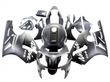 Affordable 2002-2006 Kawasaki ZX12R Motorcycle Fairings - Matte Black White Australia