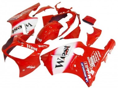 Affordable 2002-2006 Kawasaki ZX12R Motorcycle Fairings - Red White West Australia