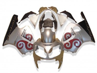 Affordable 2002-2006 Kawasaki ZX12R Motorcycle Fairings - Silver Red Black Australia
