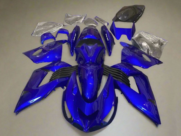 2006-2011 Kawasaki ZX14R ZZR1400 Motorcycle Fairing Kits - Blue Australia