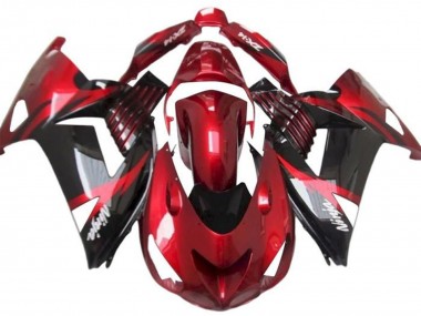 Affordable 2012-2024 Kawasaki ZX14R ZZR1400 Motorcycle Fairings - Red Glossy Black White Ninja Australia