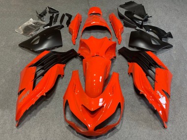 Affordable 2012-2024 Kawasaki ZX14R ZZR1400 Motorcycle Fairings - Red Matte Black Australia