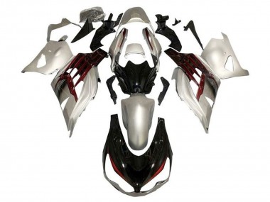 Affordable 2012-2024 Kawasaki ZX14R ZZR1400 Motorcycle Fairings - Silver Glossy Black Red Australia