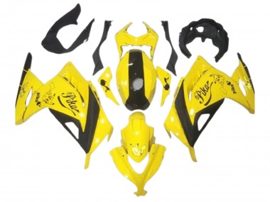 Affordable 2013-2017 Kawasaki EX300 Motorcycle Fairings - Yellow Black Pikachu Australia