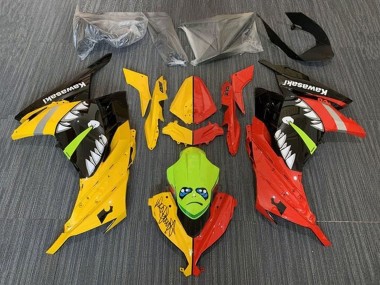 Affordable 2013-2017 Kawasaki EX300 Motorcycle Fairings - Yellow Red Green Shark Australia