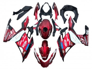 Affordable 2018-2024 Kawasaki Ninja 400 Motorcycle Fairings - Red Blue White Trick Star Bridgestone Australia