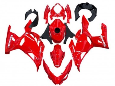 Affordable 2018-2024 Kawasaki Ninja 400 Motorcycle Fairings - Red Australia