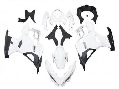 Affordable 2018-2024 Kawasaki Ninja 400 Motorcycle Fairings - White Black Australia
