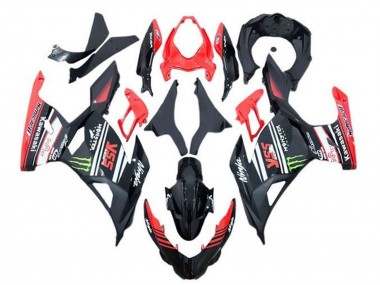Affordable 2018-2024 Kawasaki Ninja 400 Motorcycle Fairings - Red Black Green Monster Australia