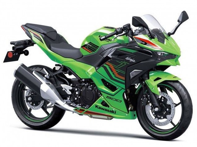 2024-2025 Kawasaki Ninja 500 EX500R Motorcycle Fairings - Green Black Red Australia