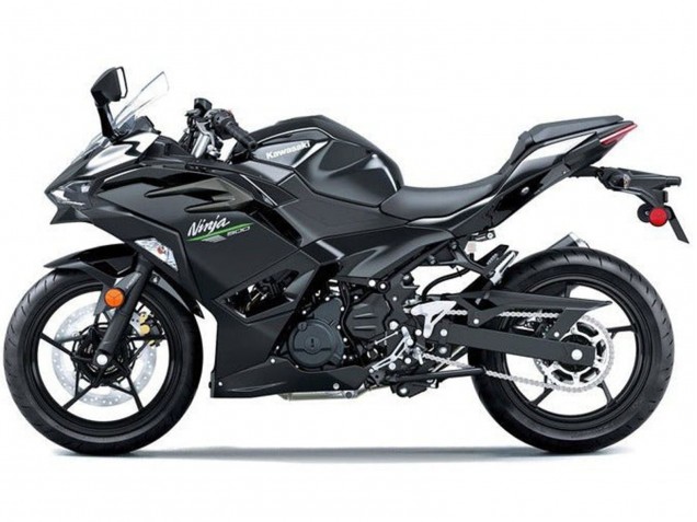 2024-2025 Kawasaki Ninja 500 EX500R Motorcycle Fairings - Glossy Black Australia