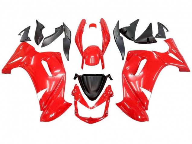 2006-2008 Kawasaki Ninja 650 EX650 Motorcycle Fairings - Red Black Australia
