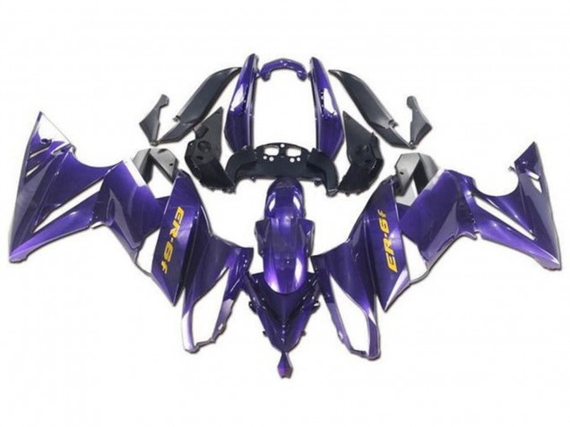 2009-2011 Kawasaki Ninja ER6F Motorcycle Fairings - Purple Yellow Australia