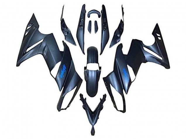 2009-2011 Kawasaki Ninja 650 EX650 Motorcycle Fairings - Matte Black Blue Australia