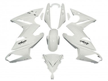 Affordable 2009-2011 Kawasaki Ninja 650 EX650 Motorcycle Fairings - White Australia