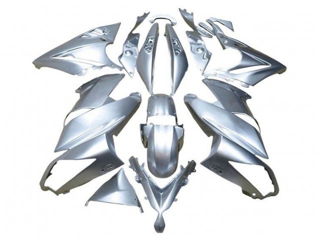 2009-2011 Kawasaki Ninja 650 EX650 Motorcycle Fairings - Silver Australia