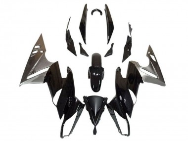Affordable 2009-2011 Kawasaki Ninja 650 EX650 Motorcycle Fairings - Glossy Black Silver Australia