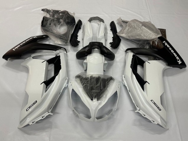 2012-2016 Kawasaki Ninja 650 EX650 Motorcycle Fairings - Pearl White Matte Black Australia