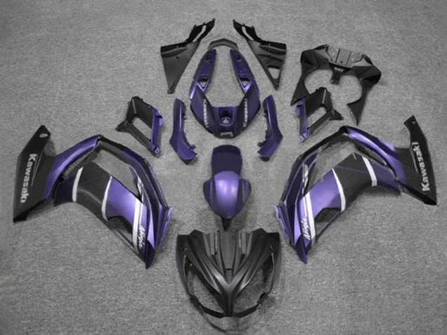 2012-2016 Kawasaki Ninja 650 EX650 Motorcycle Fairings - Purple Silver Matte Black Australia