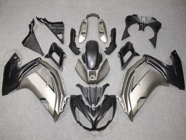 Affordable 2012-2016 Kawasaki Ninja 650 EX650 Motorcycle Fairings - Silver Matte Black Australia